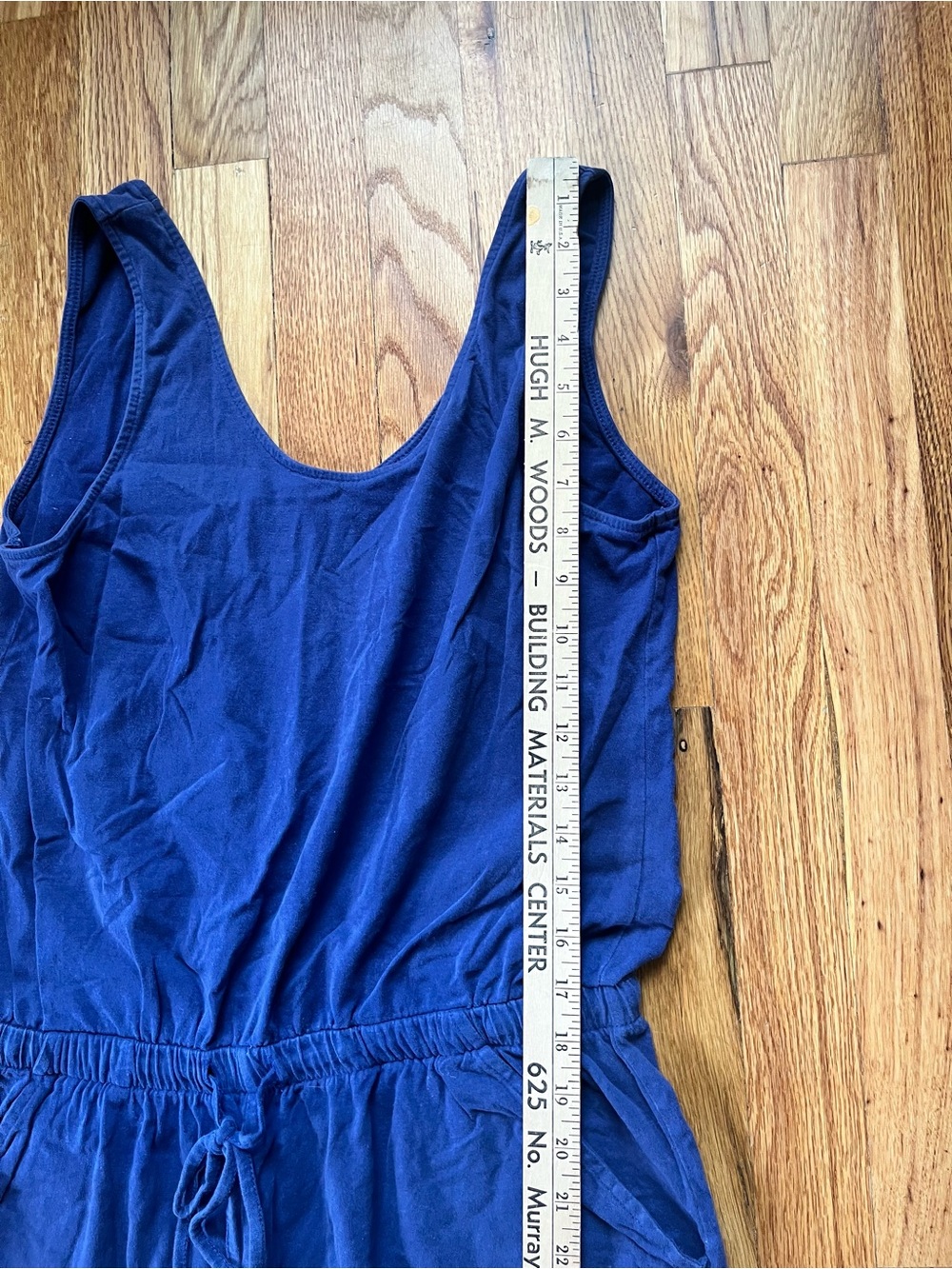 Pact Blue Sleeveless Wide-Leg Jumpsuit - Picture 5 of 8